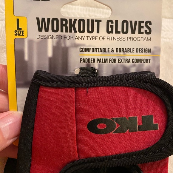 Size L TKO Workout Gloves - Picture 2 of 9